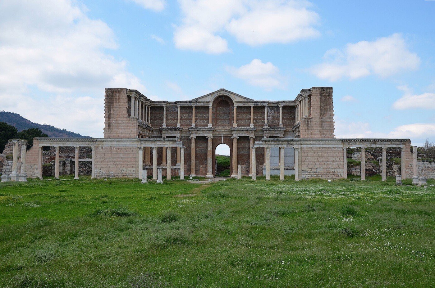 The Roman bath-gymnasium at Sardis, Türkiye. Photo: Carole Raddato / Wikimedia Commons, CC BY-SA 2.0